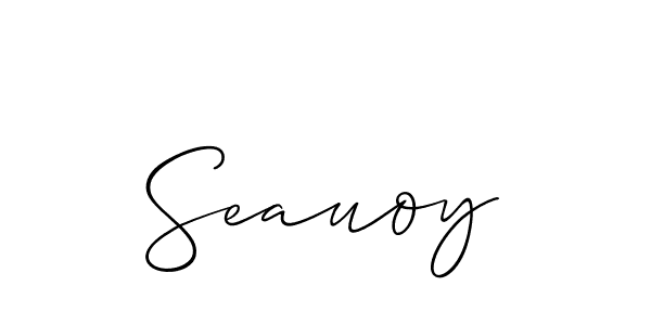 Best and Professional Signature Style for Seauoy. Allison_Script Best Signature Style Collection. Seauoy signature style 2 images and pictures png