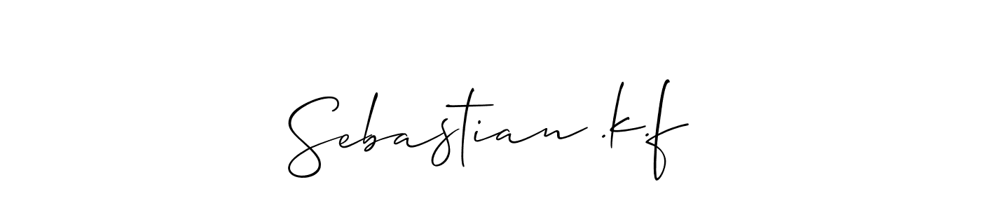 This is the best signature style for the Sebastian .k.f name. Also you like these signature font (Allison_Script). Mix name signature. Sebastian .k.f signature style 2 images and pictures png