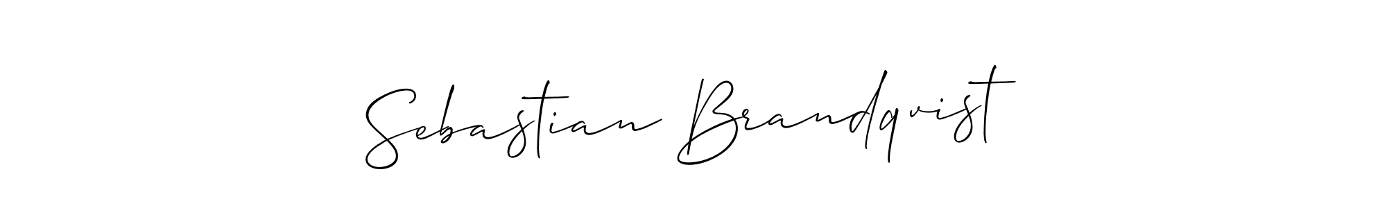 You should practise on your own different ways (Allison_Script) to write your name (Sebastian Brandqvist) in signature. don't let someone else do it for you. Sebastian Brandqvist signature style 2 images and pictures png