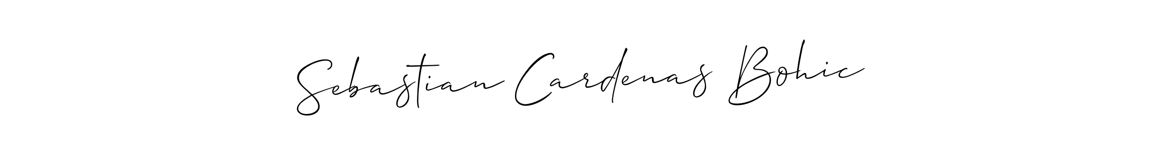 Also we have Sebastian Cardenas Bohic name is the best signature style. Create professional handwritten signature collection using Allison_Script autograph style. Sebastian Cardenas Bohic signature style 2 images and pictures png