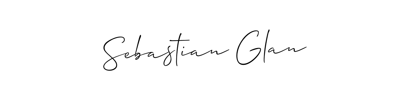 Design your own signature with our free online signature maker. With this signature software, you can create a handwritten (Allison_Script) signature for name Sebastian Glan. Sebastian Glan signature style 2 images and pictures png