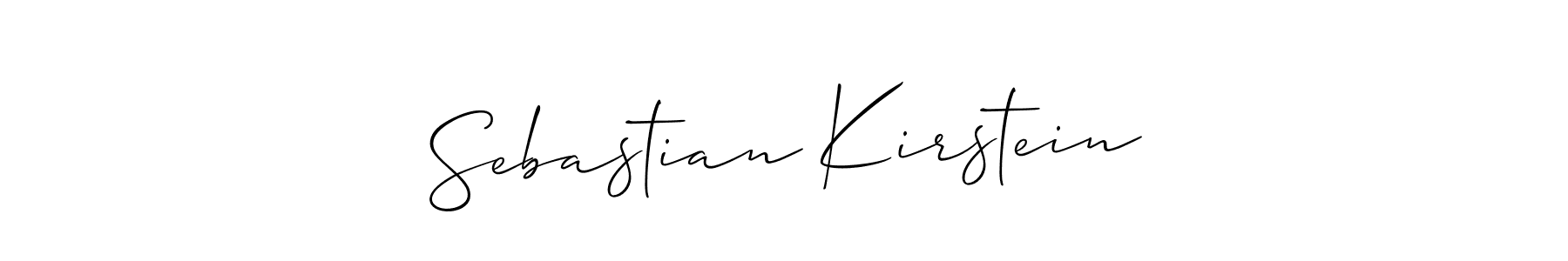 Also we have Sebastian Kirstein name is the best signature style. Create professional handwritten signature collection using Allison_Script autograph style. Sebastian Kirstein signature style 2 images and pictures png