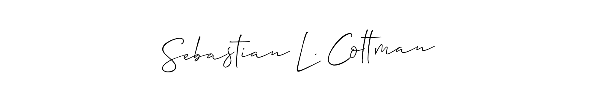 Also we have Sebastian L. Coltman name is the best signature style. Create professional handwritten signature collection using Allison_Script autograph style. Sebastian L. Coltman signature style 2 images and pictures png