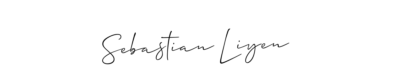 Make a beautiful signature design for name Sebastian Liyen. Use this online signature maker to create a handwritten signature for free. Sebastian Liyen signature style 2 images and pictures png