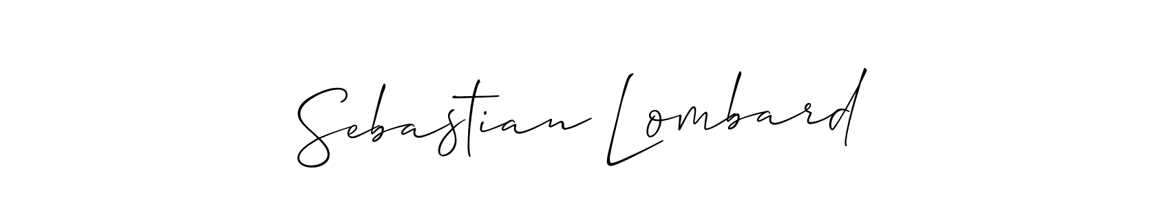 if you are searching for the best signature style for your name Sebastian Lombard. so please give up your signature search. here we have designed multiple signature styles  using Allison_Script. Sebastian Lombard signature style 2 images and pictures png