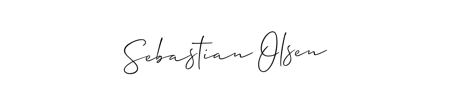 You should practise on your own different ways (Allison_Script) to write your name (Sebastian Olsen) in signature. don't let someone else do it for you. Sebastian Olsen signature style 2 images and pictures png