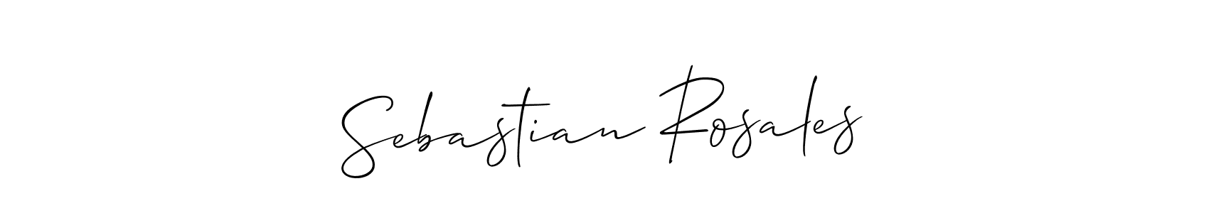 How to Draw Sebastian Rosales signature style? Allison_Script is a latest design signature styles for name Sebastian Rosales. Sebastian Rosales signature style 2 images and pictures png