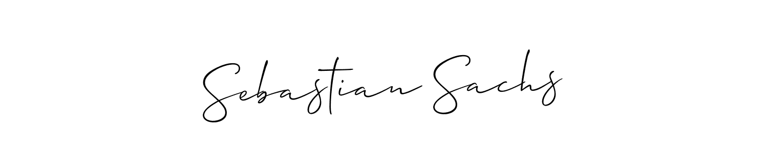 Use a signature maker to create a handwritten signature online. With this signature software, you can design (Allison_Script) your own signature for name Sebastian Sachs. Sebastian Sachs signature style 2 images and pictures png