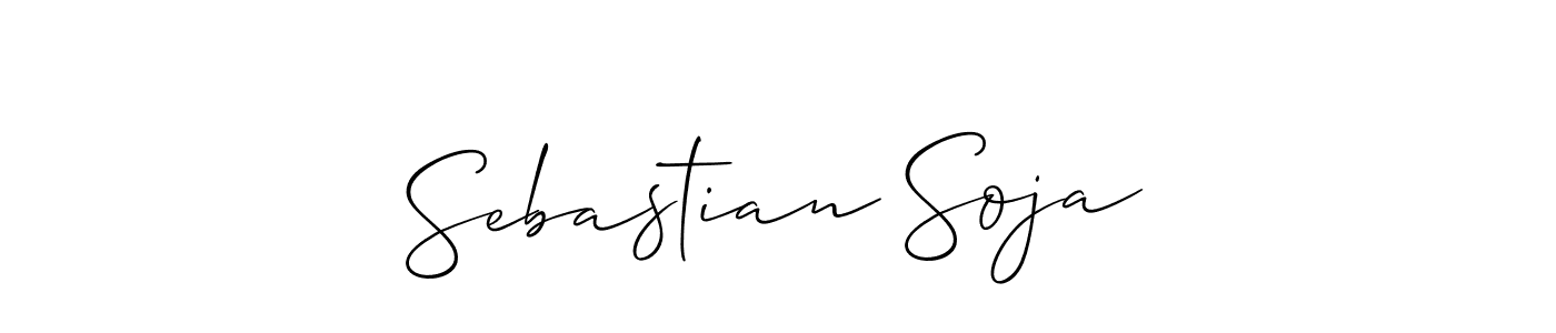 This is the best signature style for the Sebastian Soja name. Also you like these signature font (Allison_Script). Mix name signature. Sebastian Soja signature style 2 images and pictures png