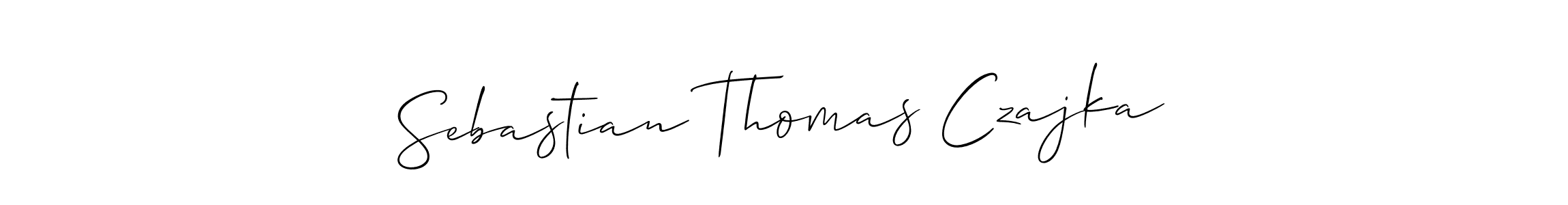 Make a beautiful signature design for name Sebastian Thomas Czajka. Use this online signature maker to create a handwritten signature for free. Sebastian Thomas Czajka signature style 2 images and pictures png