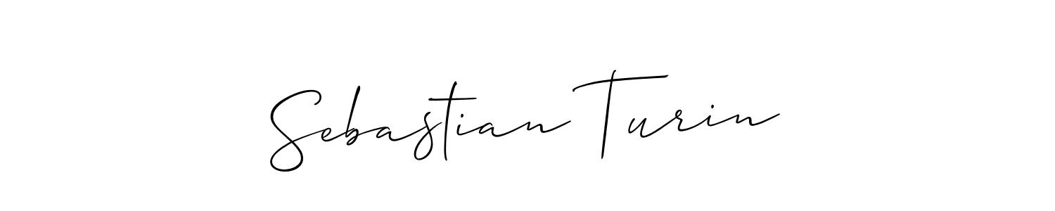 Create a beautiful signature design for name Sebastian Turin. With this signature (Allison_Script) fonts, you can make a handwritten signature for free. Sebastian Turin signature style 2 images and pictures png