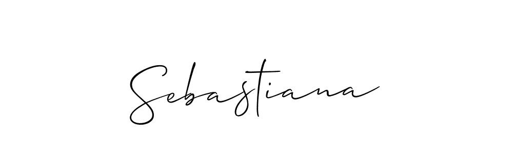 The best way (Allison_Script) to make a short signature is to pick only two or three words in your name. The name Sebastiana include a total of six letters. For converting this name. Sebastiana signature style 2 images and pictures png