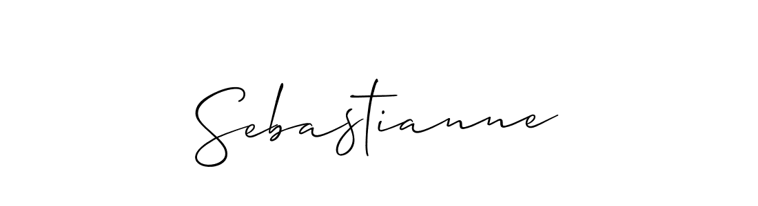 Design your own signature with our free online signature maker. With this signature software, you can create a handwritten (Allison_Script) signature for name Sebastianne. Sebastianne signature style 2 images and pictures png