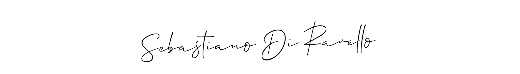 Create a beautiful signature design for name Sebastiano Di Ravello. With this signature (Allison_Script) fonts, you can make a handwritten signature for free. Sebastiano Di Ravello signature style 2 images and pictures png