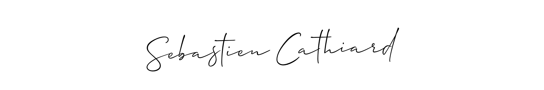 Make a short Sebastien Cathiard signature style. Manage your documents anywhere anytime using Allison_Script. Create and add eSignatures, submit forms, share and send files easily. Sebastien Cathiard signature style 2 images and pictures png