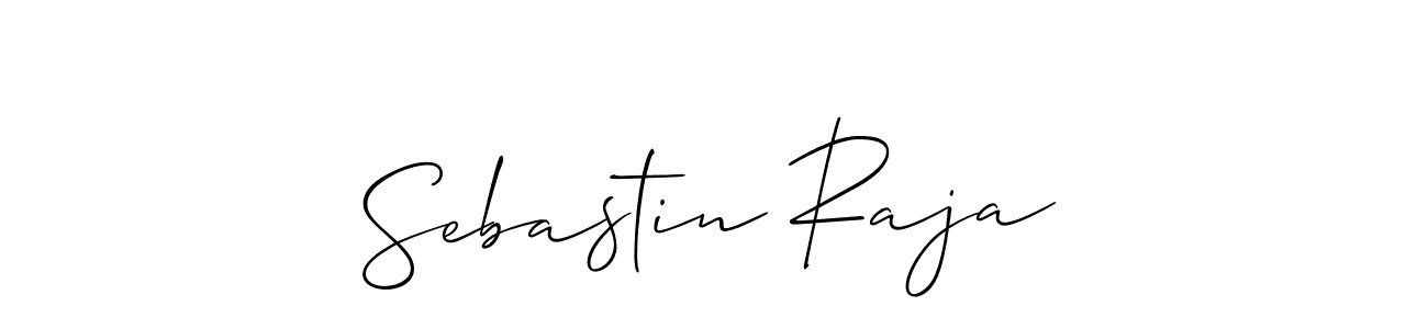 This is the best signature style for the Sebastin Raja name. Also you like these signature font (Allison_Script). Mix name signature. Sebastin Raja signature style 2 images and pictures png