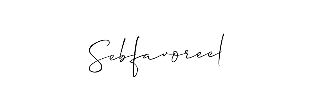 Similarly Allison_Script is the best handwritten signature design. Signature creator online .You can use it as an online autograph creator for name Sebfavoreel. Sebfavoreel signature style 2 images and pictures png