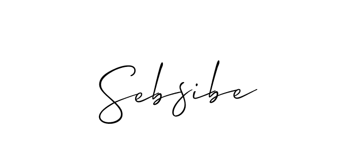 Make a short Sebsibe signature style. Manage your documents anywhere anytime using Allison_Script. Create and add eSignatures, submit forms, share and send files easily. Sebsibe signature style 2 images and pictures png