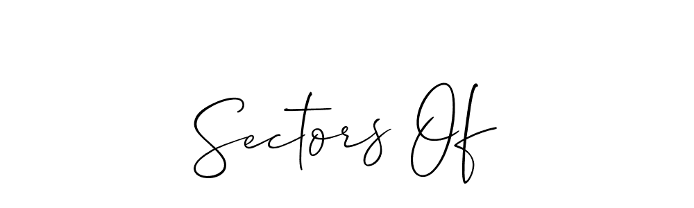 Check out images of Autograph of Sectors Of name. Actor Sectors Of Signature Style. Allison_Script is a professional sign style online. Sectors Of signature style 2 images and pictures png