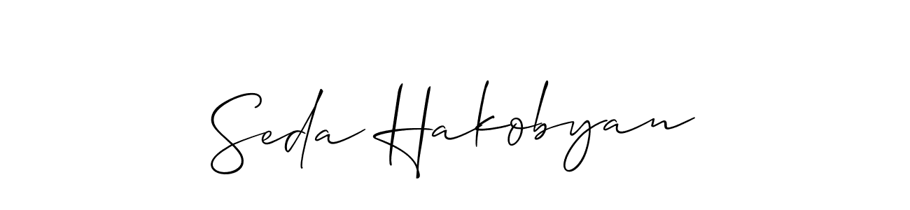 How to make Seda Hakobyan name signature. Use Allison_Script style for creating short signs online. This is the latest handwritten sign. Seda Hakobyan signature style 2 images and pictures png