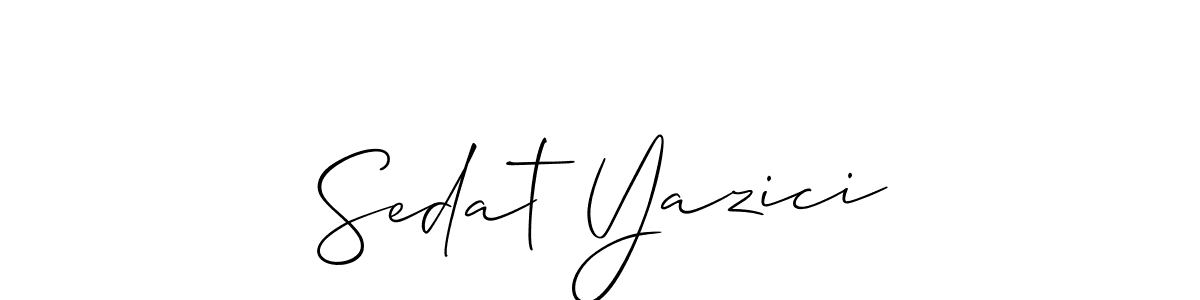 Allison_Script is a professional signature style that is perfect for those who want to add a touch of class to their signature. It is also a great choice for those who want to make their signature more unique. Get Sedat Yazici name to fancy signature for free. Sedat Yazici signature style 2 images and pictures png