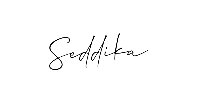 Once you've used our free online signature maker to create your best signature Allison_Script style, it's time to enjoy all of the benefits that Seddika name signing documents. Seddika signature style 2 images and pictures png