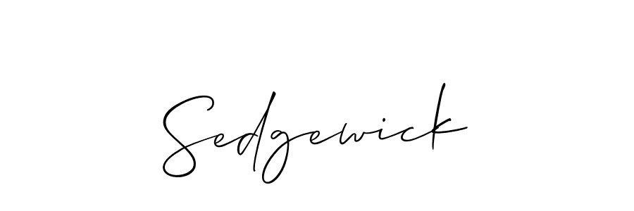 It looks lik you need a new signature style for name Sedgewick. Design unique handwritten (Allison_Script) signature with our free signature maker in just a few clicks. Sedgewick signature style 2 images and pictures png
