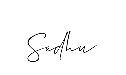 How to make Sedhu name signature. Use Allison_Script style for creating short signs online. This is the latest handwritten sign. Sedhu signature style 2 images and pictures png