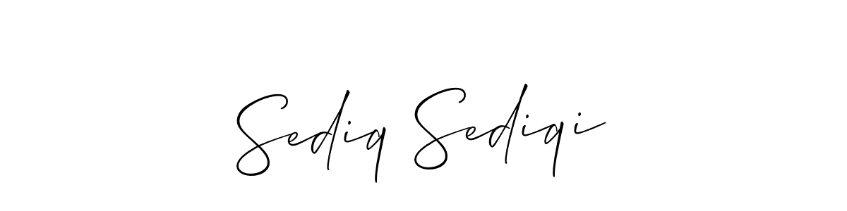 Make a beautiful signature design for name Sediq Sediqi. Use this online signature maker to create a handwritten signature for free. Sediq Sediqi signature style 2 images and pictures png