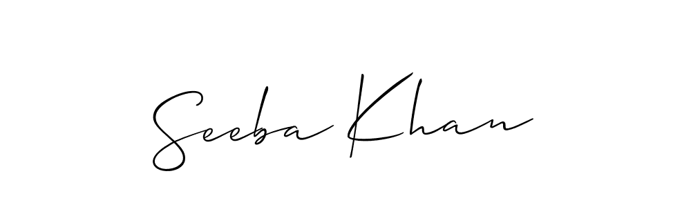 Make a beautiful signature design for name Seeba Khan. Use this online signature maker to create a handwritten signature for free. Seeba Khan signature style 2 images and pictures png