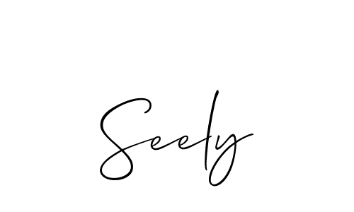 Allison_Script is a professional signature style that is perfect for those who want to add a touch of class to their signature. It is also a great choice for those who want to make their signature more unique. Get Seely name to fancy signature for free. Seely signature style 2 images and pictures png