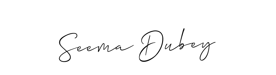 Make a short Seema Dubey signature style. Manage your documents anywhere anytime using Allison_Script. Create and add eSignatures, submit forms, share and send files easily. Seema Dubey signature style 2 images and pictures png