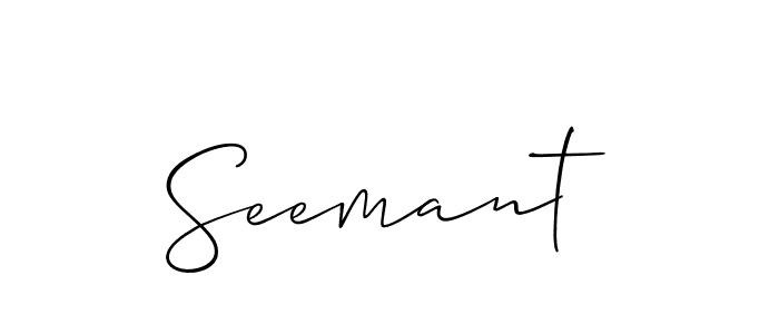 Here are the top 10 professional signature styles for the name Seemant. These are the best autograph styles you can use for your name. Seemant signature style 2 images and pictures png