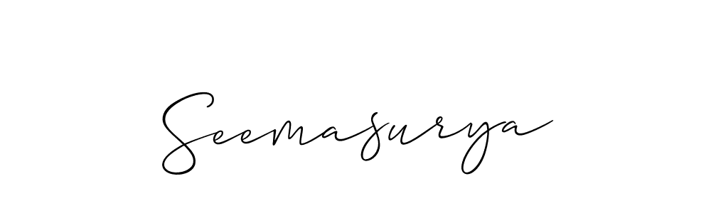 See photos of Seemasurya official signature by Spectra . Check more albums & portfolios. Read reviews & check more about Allison_Script font. Seemasurya signature style 2 images and pictures png