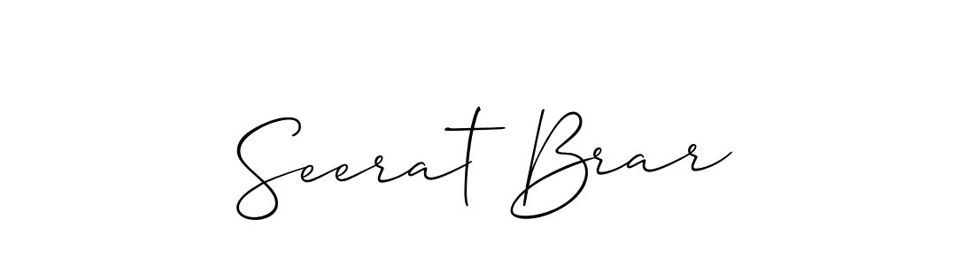 You can use this online signature creator to create a handwritten signature for the name Seerat Brar. This is the best online autograph maker. Seerat Brar signature style 2 images and pictures png