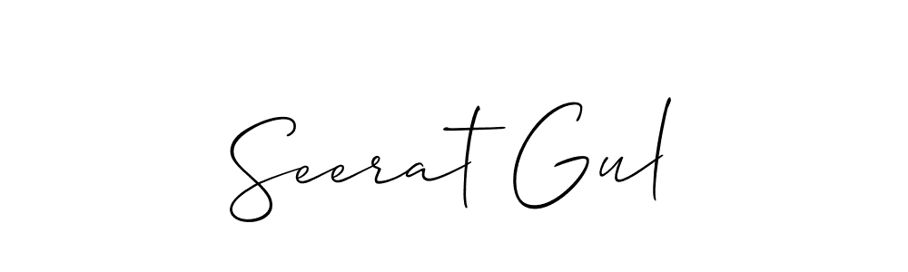This is the best signature style for the Seerat Gul name. Also you like these signature font (Allison_Script). Mix name signature. Seerat Gul signature style 2 images and pictures png