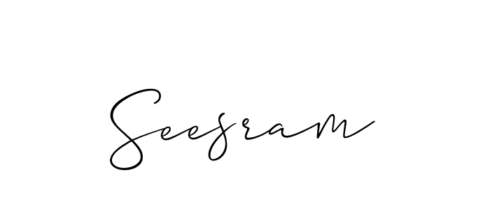 Make a short Seesram signature style. Manage your documents anywhere anytime using Allison_Script. Create and add eSignatures, submit forms, share and send files easily. Seesram signature style 2 images and pictures png