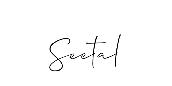 Also You can easily find your signature by using the search form. We will create Seetal name handwritten signature images for you free of cost using Allison_Script sign style. Seetal signature style 2 images and pictures png