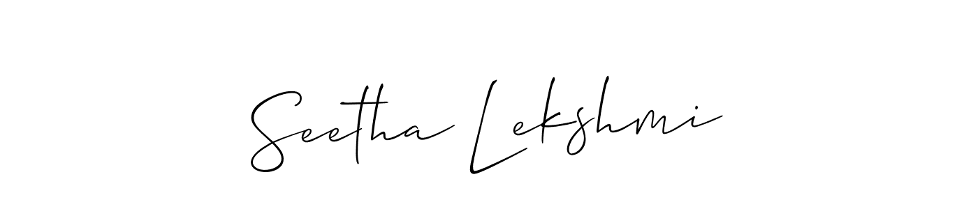 Here are the top 10 professional signature styles for the name Seetha Lekshmi. These are the best autograph styles you can use for your name. Seetha Lekshmi signature style 2 images and pictures png