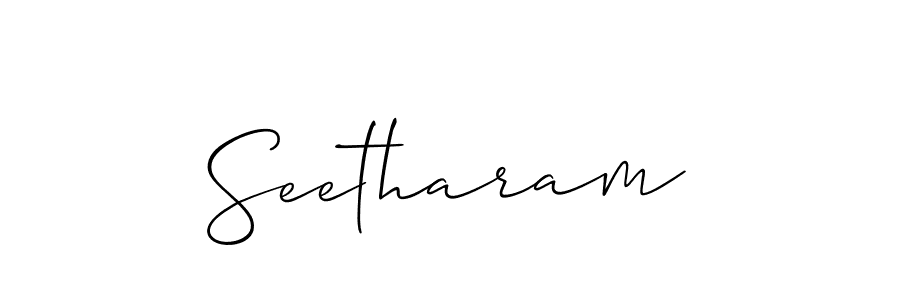 Make a beautiful signature design for name Seetharam. Use this online signature maker to create a handwritten signature for free. Seetharam signature style 2 images and pictures png