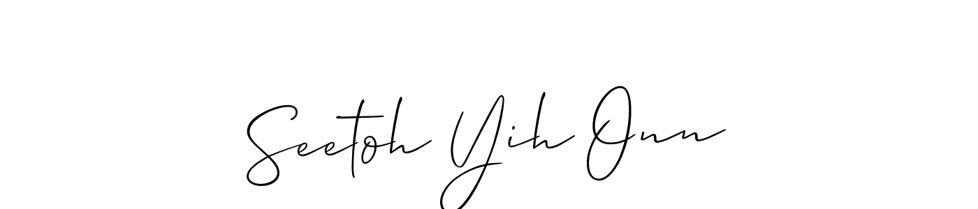 Once you've used our free online signature maker to create your best signature Allison_Script style, it's time to enjoy all of the benefits that Seetoh Yih Onn name signing documents. Seetoh Yih Onn signature style 2 images and pictures png