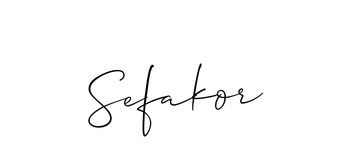 Similarly Allison_Script is the best handwritten signature design. Signature creator online .You can use it as an online autograph creator for name Sefakor. Sefakor signature style 2 images and pictures png