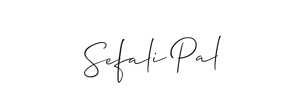 Similarly Allison_Script is the best handwritten signature design. Signature creator online .You can use it as an online autograph creator for name Sefali Pal. Sefali Pal signature style 2 images and pictures png
