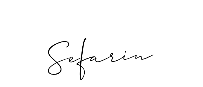 Sefarin stylish signature style. Best Handwritten Sign (Allison_Script) for my name. Handwritten Signature Collection Ideas for my name Sefarin. Sefarin signature style 2 images and pictures png