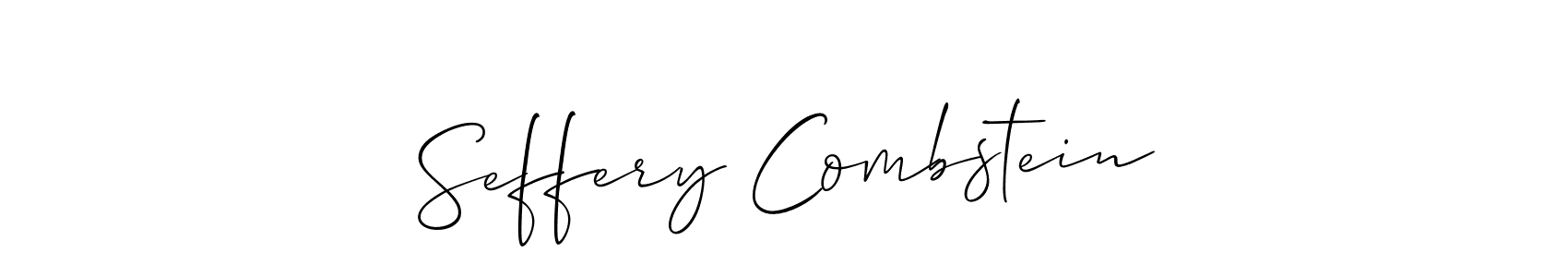 if you are searching for the best signature style for your name Seffery Combstein. so please give up your signature search. here we have designed multiple signature styles  using Allison_Script. Seffery Combstein signature style 2 images and pictures png
