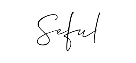 Style your name Seful with confidence using Allison_Script signature design. Simple, elegant, and ready for immediate document use. Seful signature style 2 images and pictures png