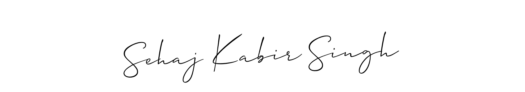 It looks lik you need a new signature style for name Sehaj Kabir Singh. Design unique handwritten (Allison_Script) signature with our free signature maker in just a few clicks. Sehaj Kabir Singh signature style 2 images and pictures png