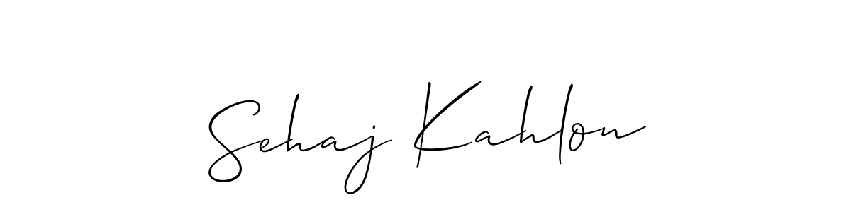 You can use this online signature creator to create a handwritten signature for the name Sehaj Kahlon. This is the best online autograph maker. Sehaj Kahlon signature style 2 images and pictures png
