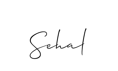 You should practise on your own different ways (Allison_Script) to write your name (Sehal) in signature. don't let someone else do it for you. Sehal signature style 2 images and pictures png