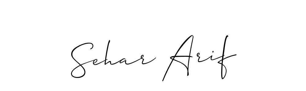 You can use this online signature creator to create a handwritten signature for the name Sehar Arif. This is the best online autograph maker. Sehar Arif signature style 2 images and pictures png